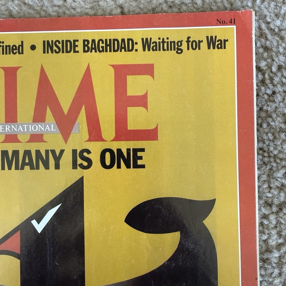 Vintage TIME International Magazine October 8 1990 Germany Is One Rolex Cartier - Picture 5 of 16